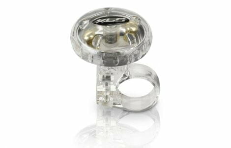 Ringklocka Transparent Silver