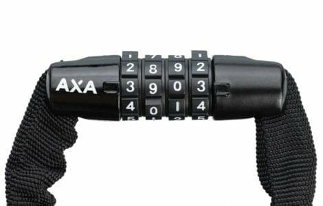 Alternative view of Kättinglås Axa Rigid Rcc Kombination 4 siffror (1200x3,5mm) Rosa