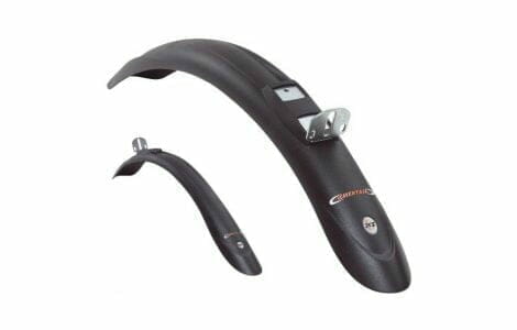 SKS Mudguard Beavertail Set Front and Rear 26"-28" Black
