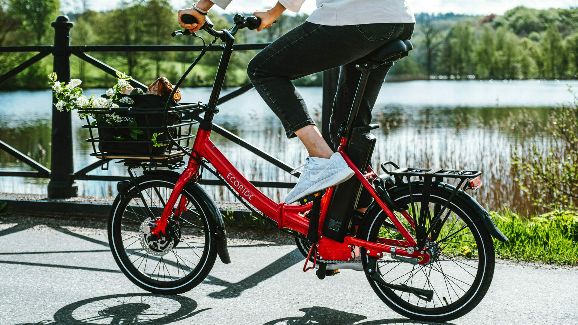 Ecoride Flexer AXS FOLD H3-Front 3-vxl Röd 20'' Dam 2023 - Bild 2