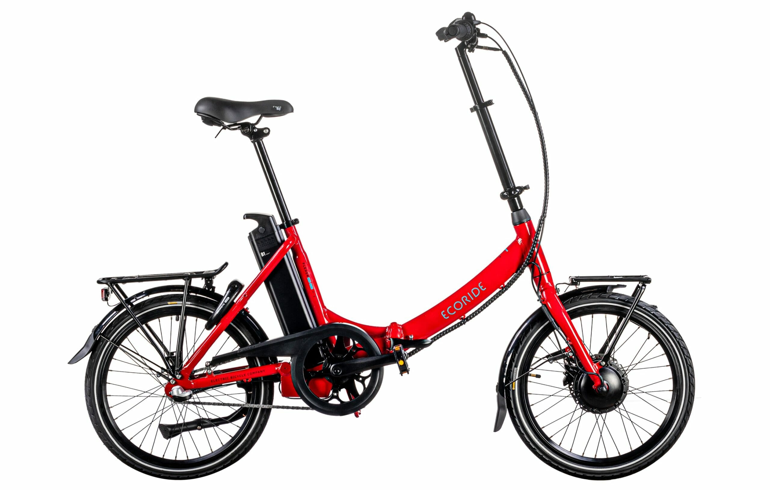 Ecoride Flexer AXS FOLD H3-Front 3-vxl Röd 20'' Dam 2023
