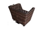 Atran Velo Korg Fram/Bak Flätad Picnic AVS Brown