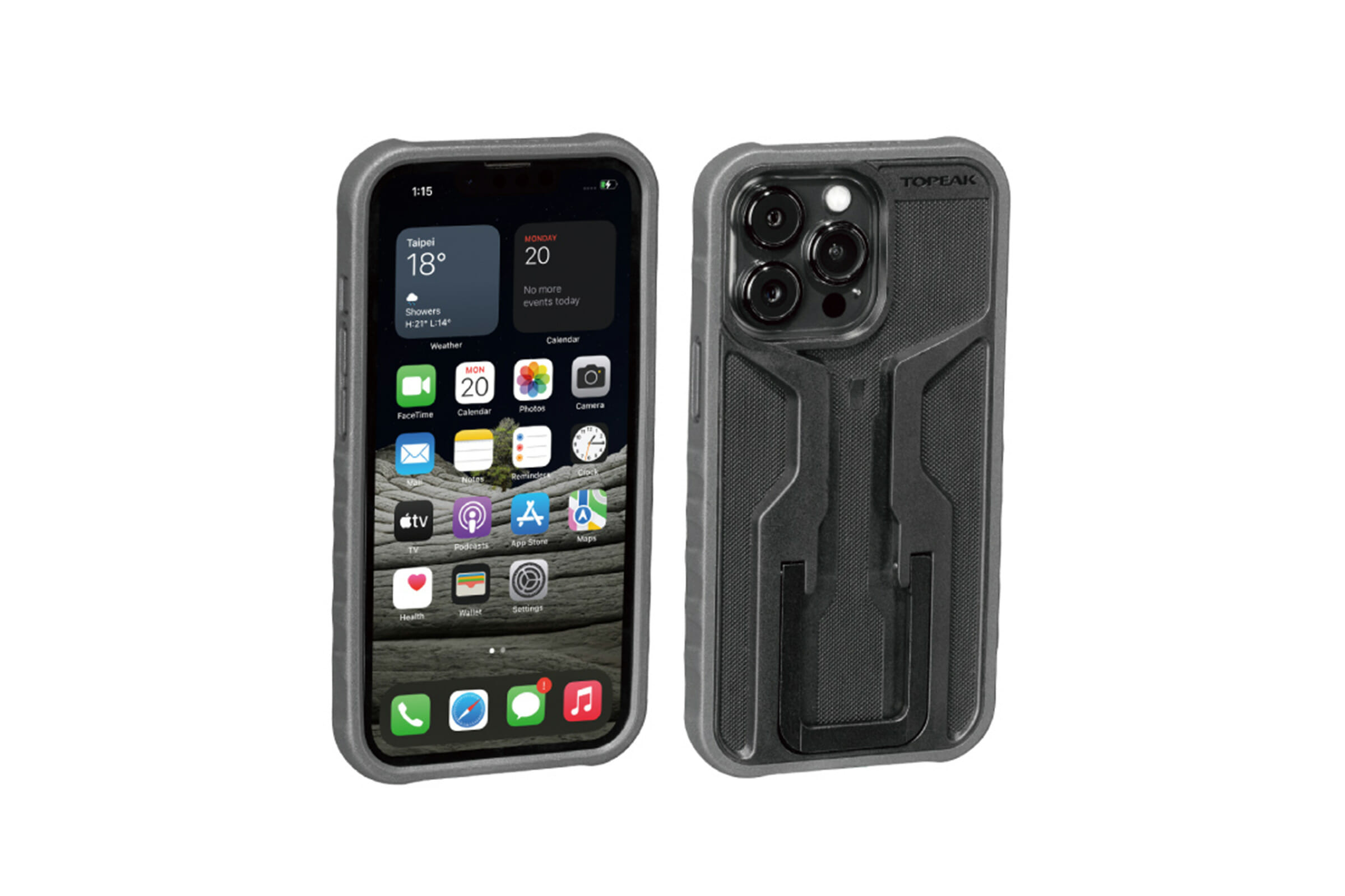 Topeak RideCase iPhone 13 Pro Max Svart/grå