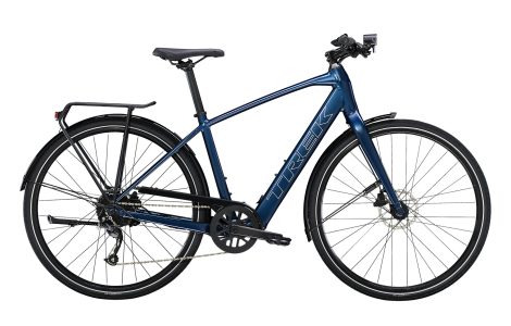 Trek FX+ 2 Satin Mulsanne Blue 252Wh