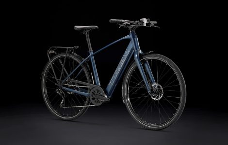 Alternative view of Trek FX+ 2 Satin Mulsanne Blue 252Wh