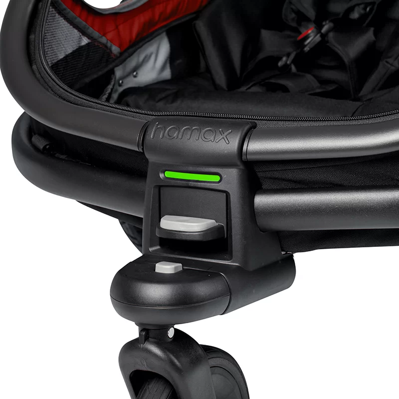Hamax Outback One Cykelvagn Röd/svart - Bild 5