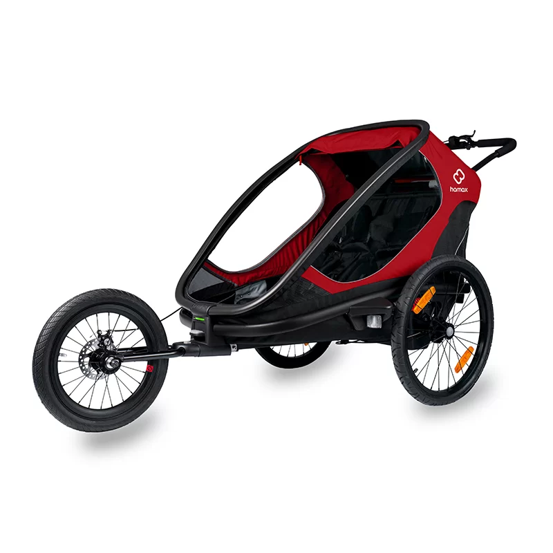 Hamax Outback One Cykelvagn Röd/svart - Bild 7