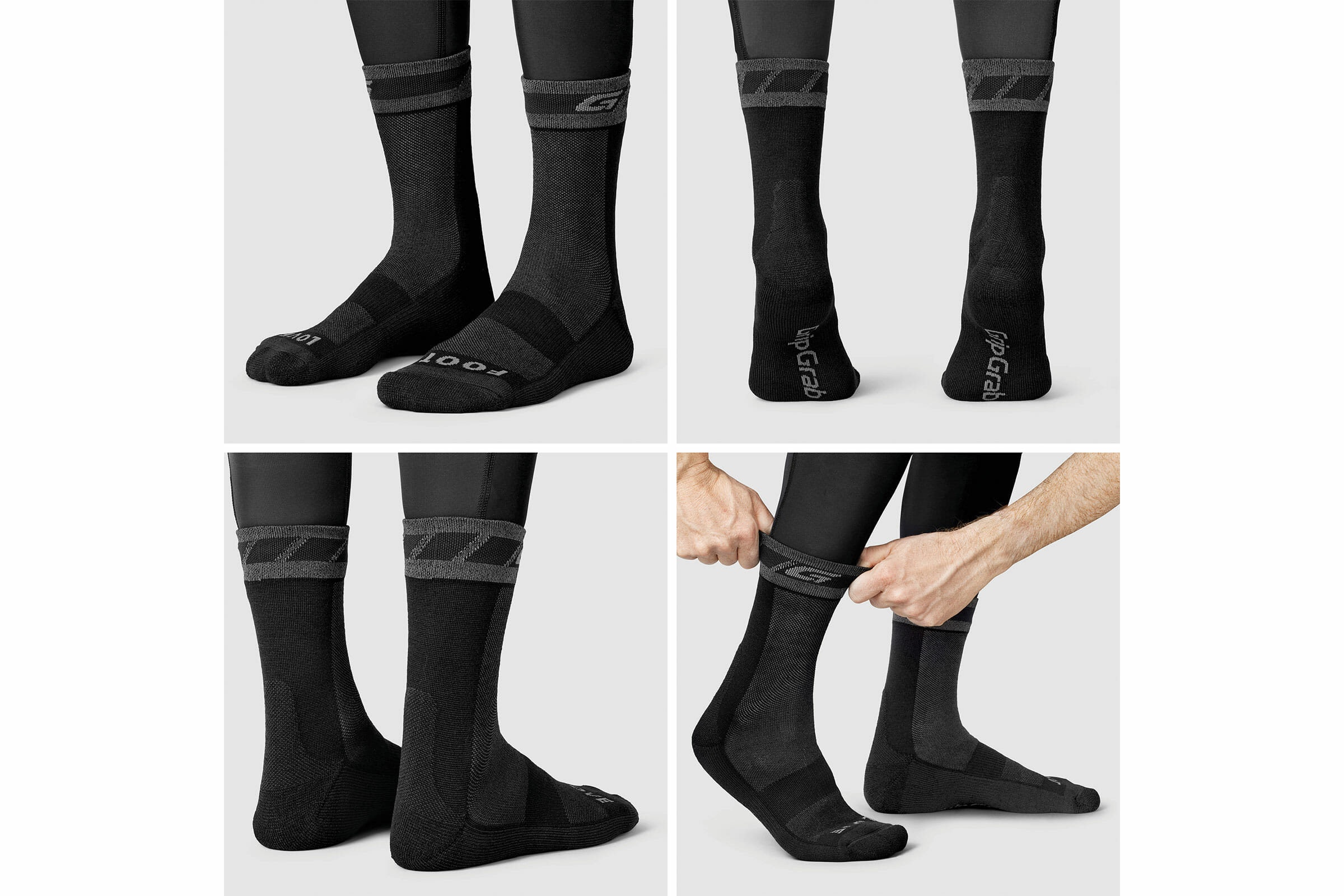 GripGrab Merino Winter Strumpor Svart - Bild 2
