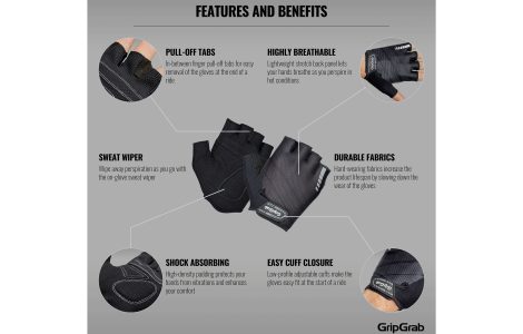 Alternative view of GripGrab Rouleur Padded Handskar Svart