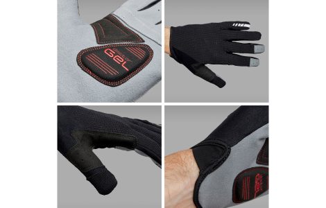 Alternative view of GripGrab Shark Padded Full Finger Handskar Svart