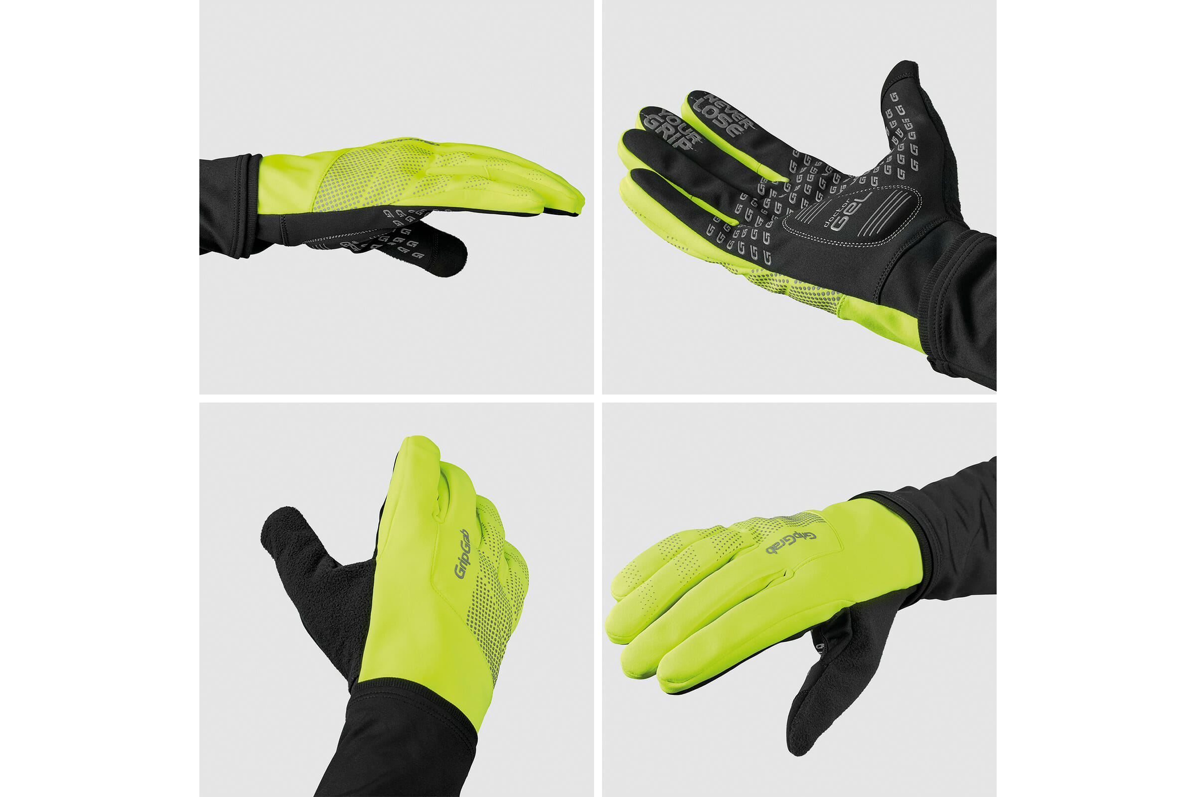 GripGrab Ride Windproof Midseason Handskar Hi-Vis Gul - Bild 2