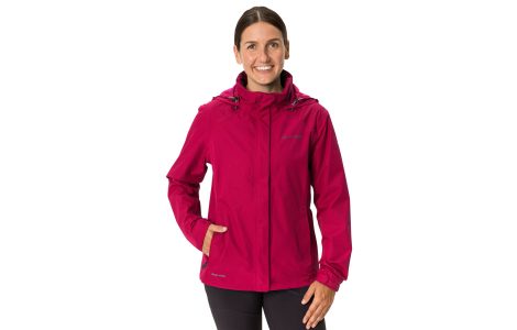 Alternative view of Vaude Dam Escape Bike Light Jacket Crimson Red