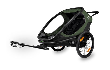 Hamax Outback Cykelvagn Grön/svart