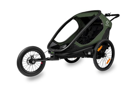 Alternative view of Hamax Outback Cykelvagn Grön/svart