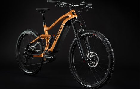 Alternative view of Haibike AllMtn CF 6 Orange/Svart