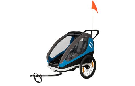 Hamax Traveller Cykelvagn Blå/Grå
