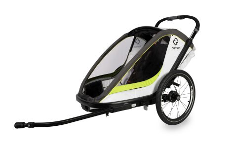 Hamax Breeze Cykelvagn Vit/Grön