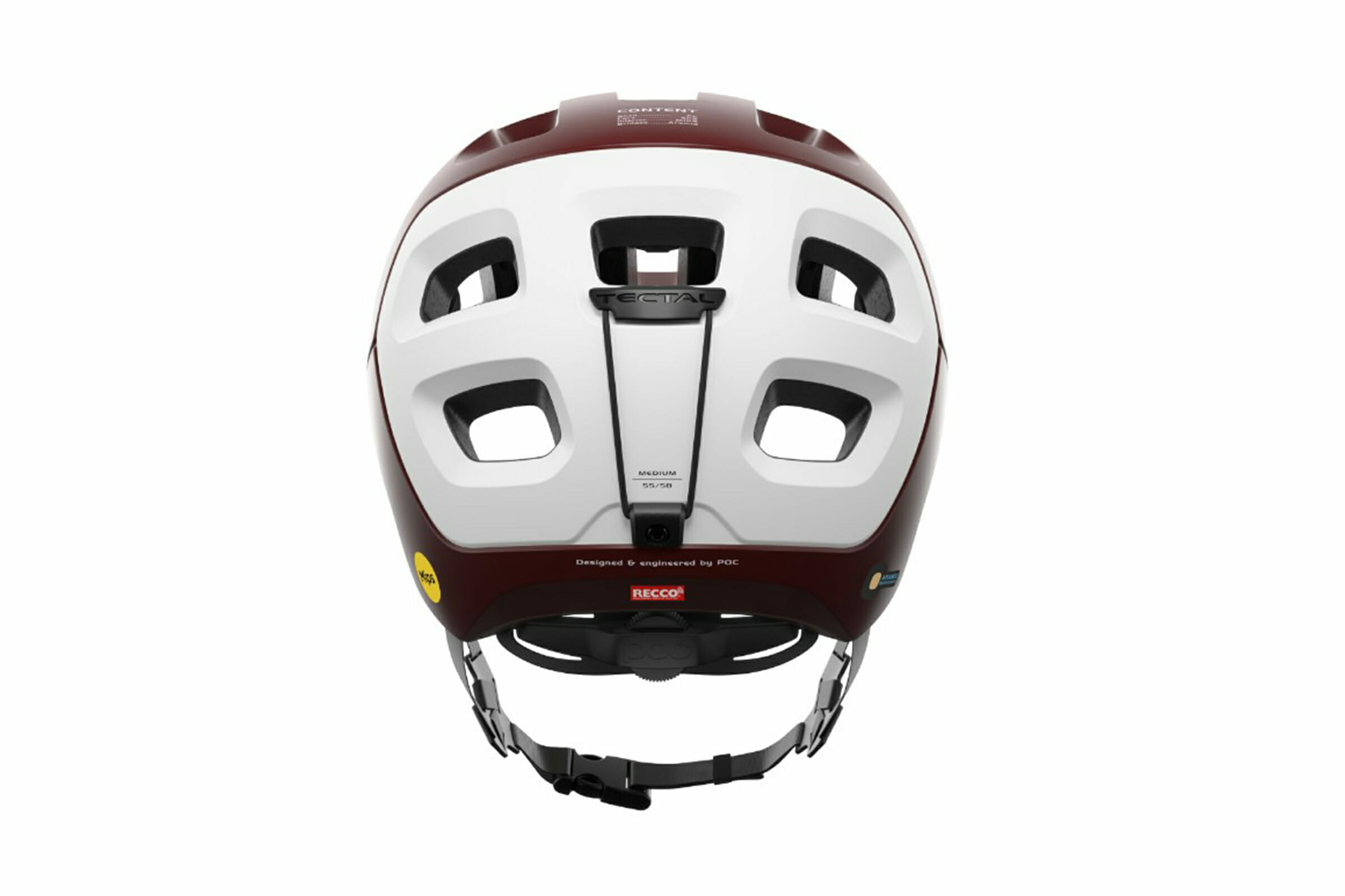 Poc Hjälm Tectal Race Mips Red/White Matt - Bild 3