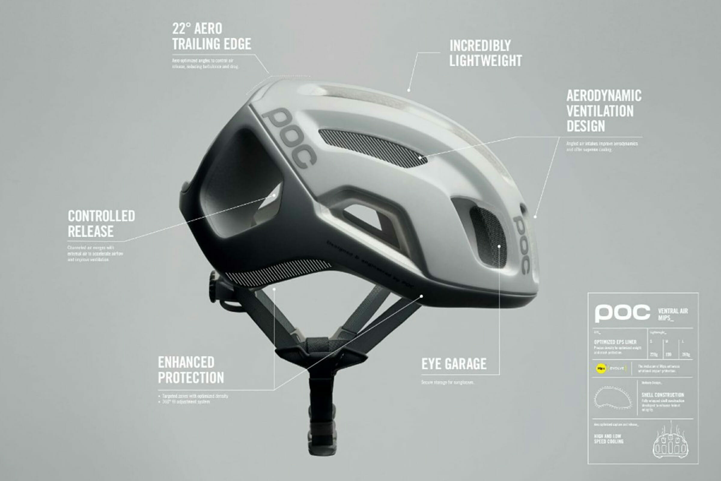 Poc Hjälm Ventral Air Mips White - Bild 6
