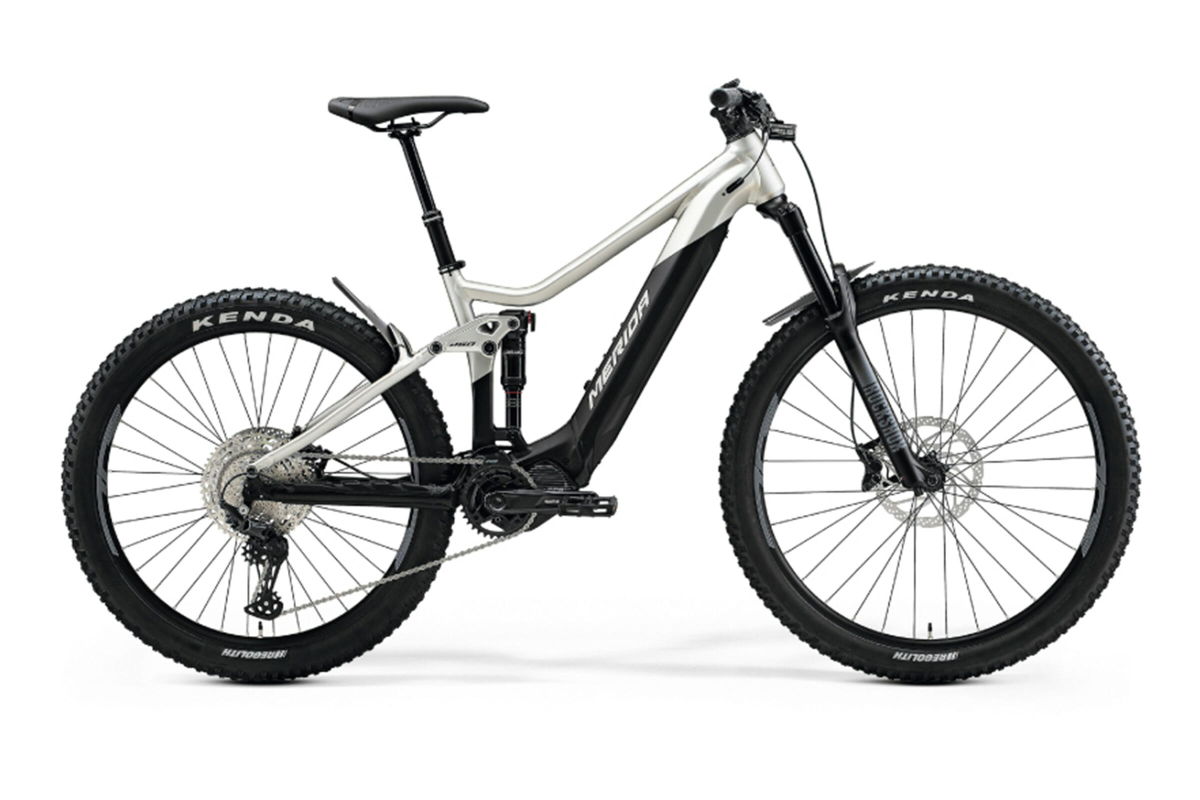 Merida eOne-Sixty 500 630Wh Silver/Svart 2023