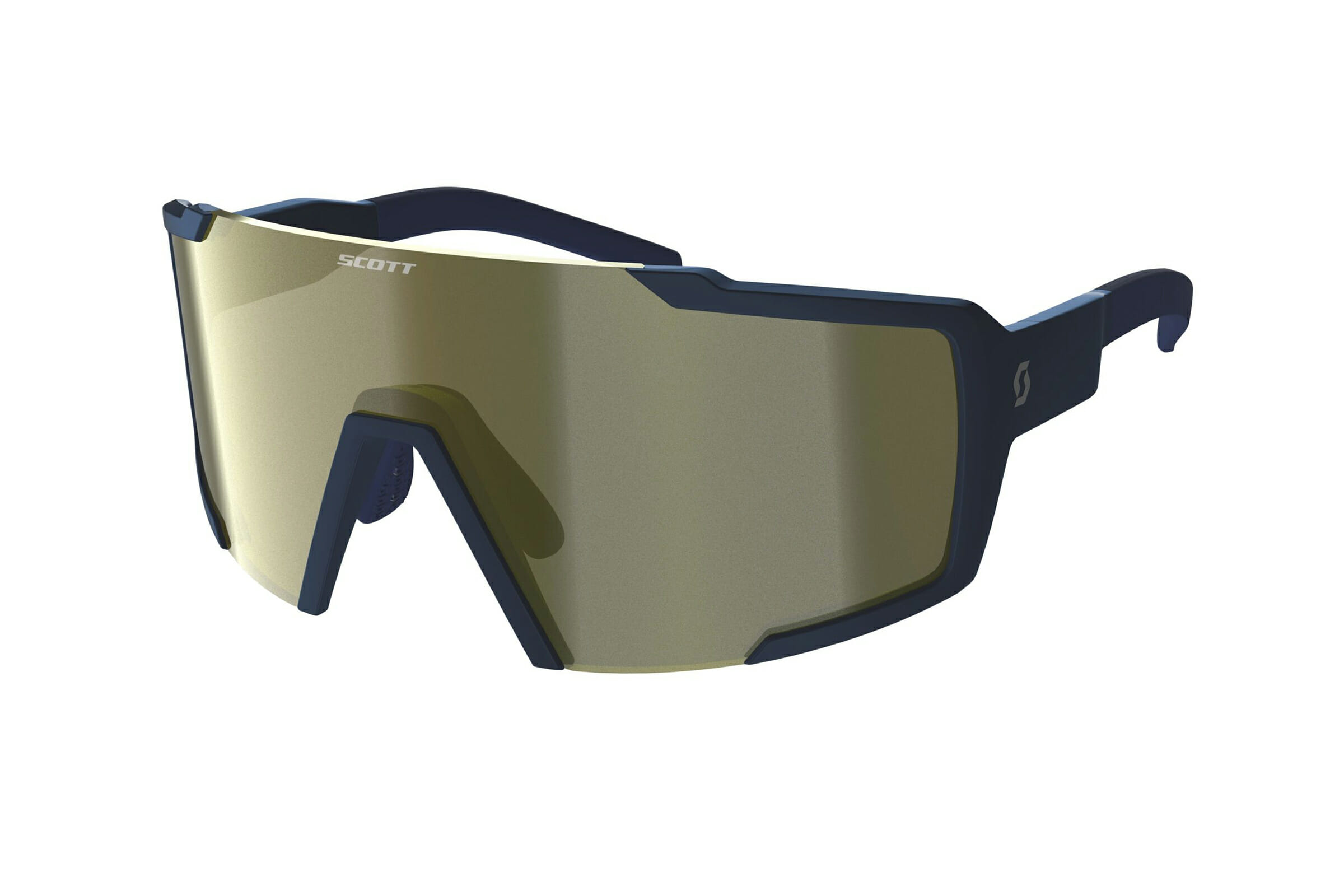 Scott Glasögon Shield Blue/Gold chrome