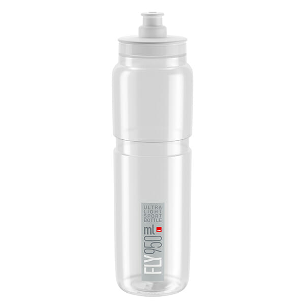 Elite Flaska Fly Klar, Grå Logo 950ml