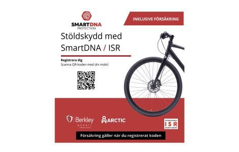 SmartDNA ISR-märkning Röd, inkl försäkring