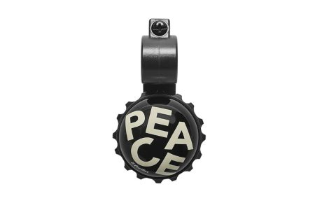 Alternative view of Electra Ringklocka Forward Twister Bell Peace Svart/Vit