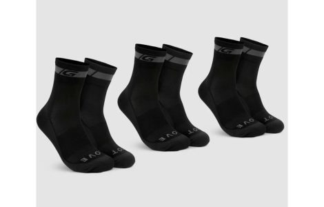 GripGrab Merino Regular Cut Socks 3-pack Black
